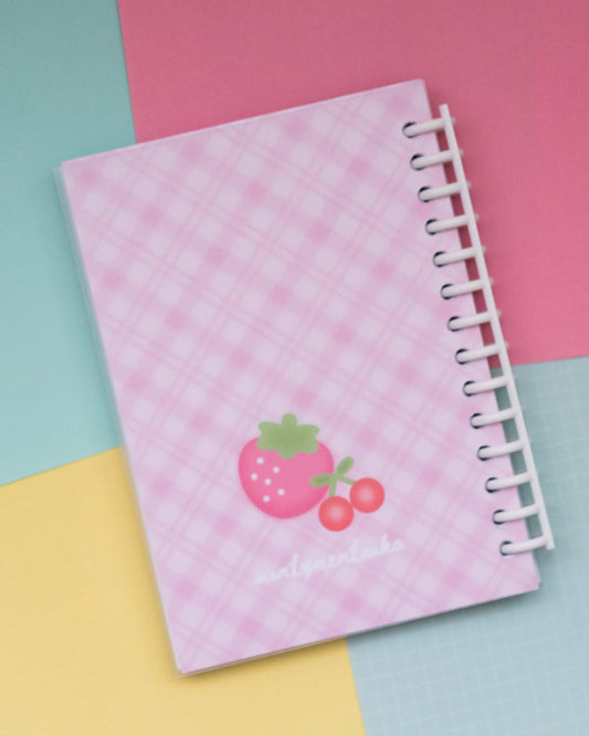 *new* Ichigo and Cherry- Double Sided Reusable Sticker Book