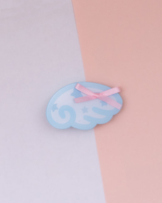 *new* Angel Wings Bow Hair Clips