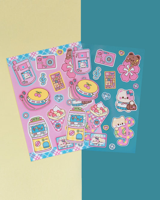 *new* Heisei Retro Things Journal Sticker Sheet