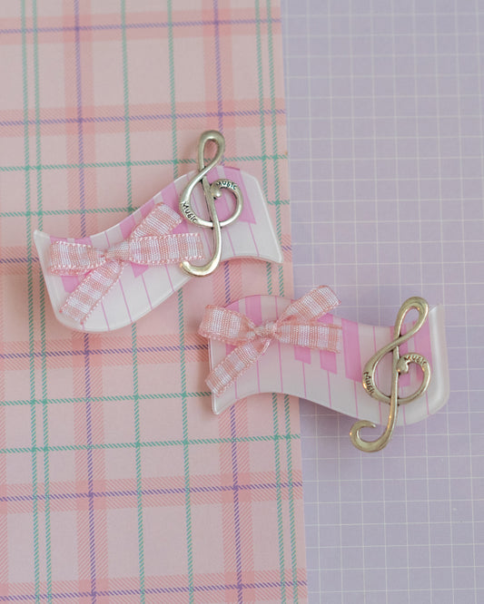 *new* Whimsy Piano Hair Clips