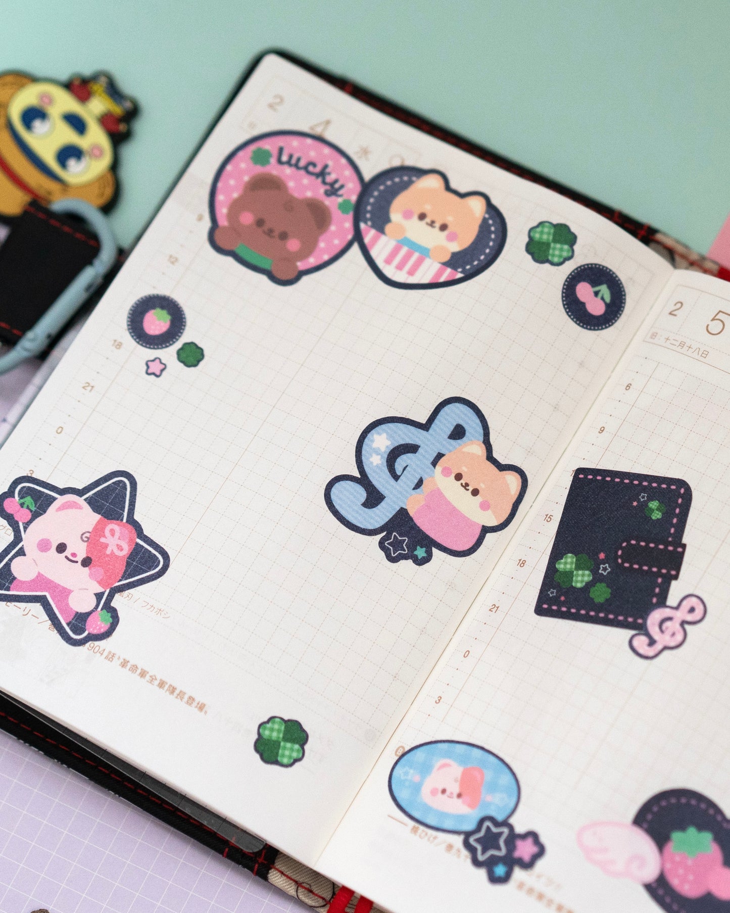 *new* Heisei Retro Denim Journal Sticker Sheet