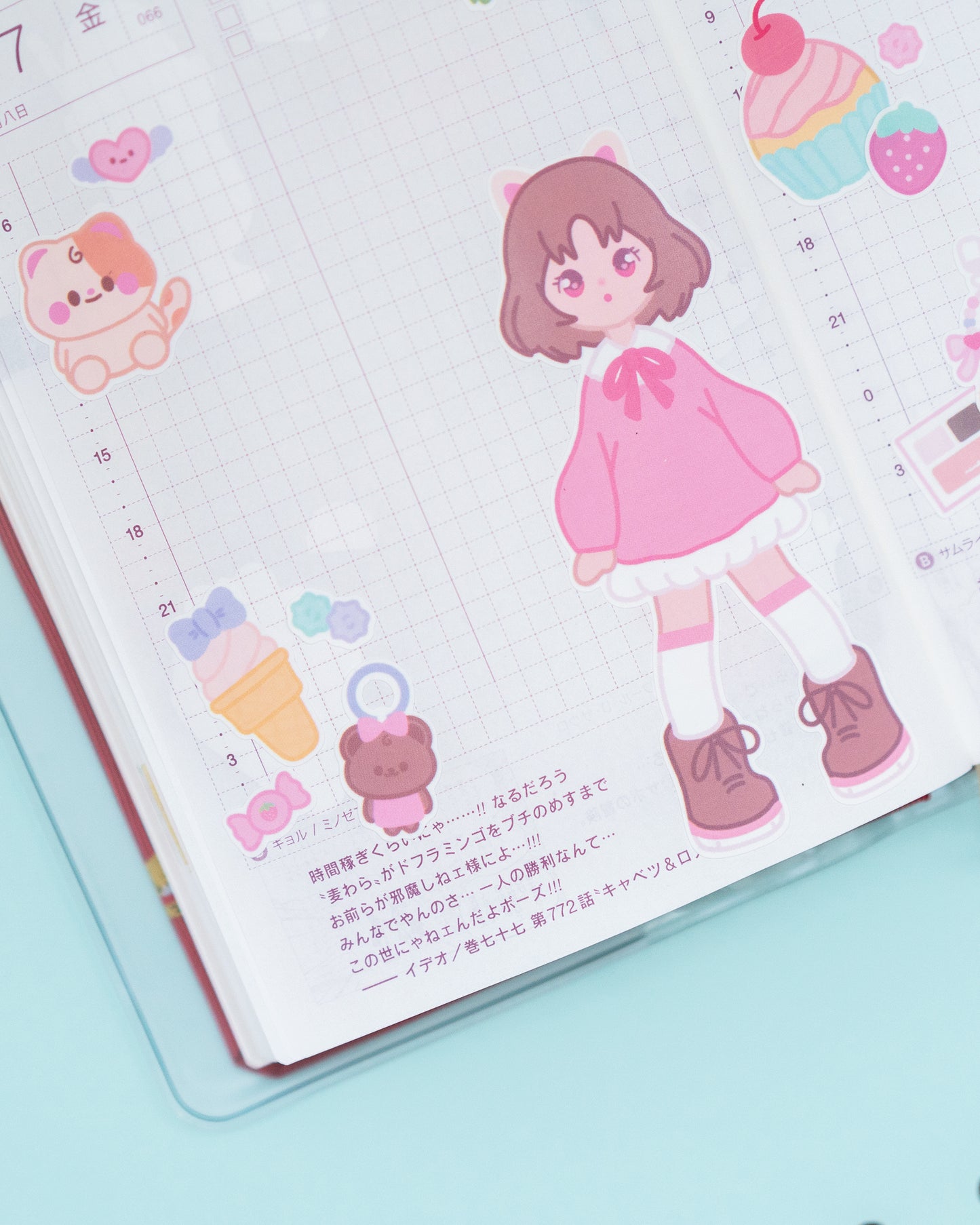 I'm Just A Girl Sticker Sheet