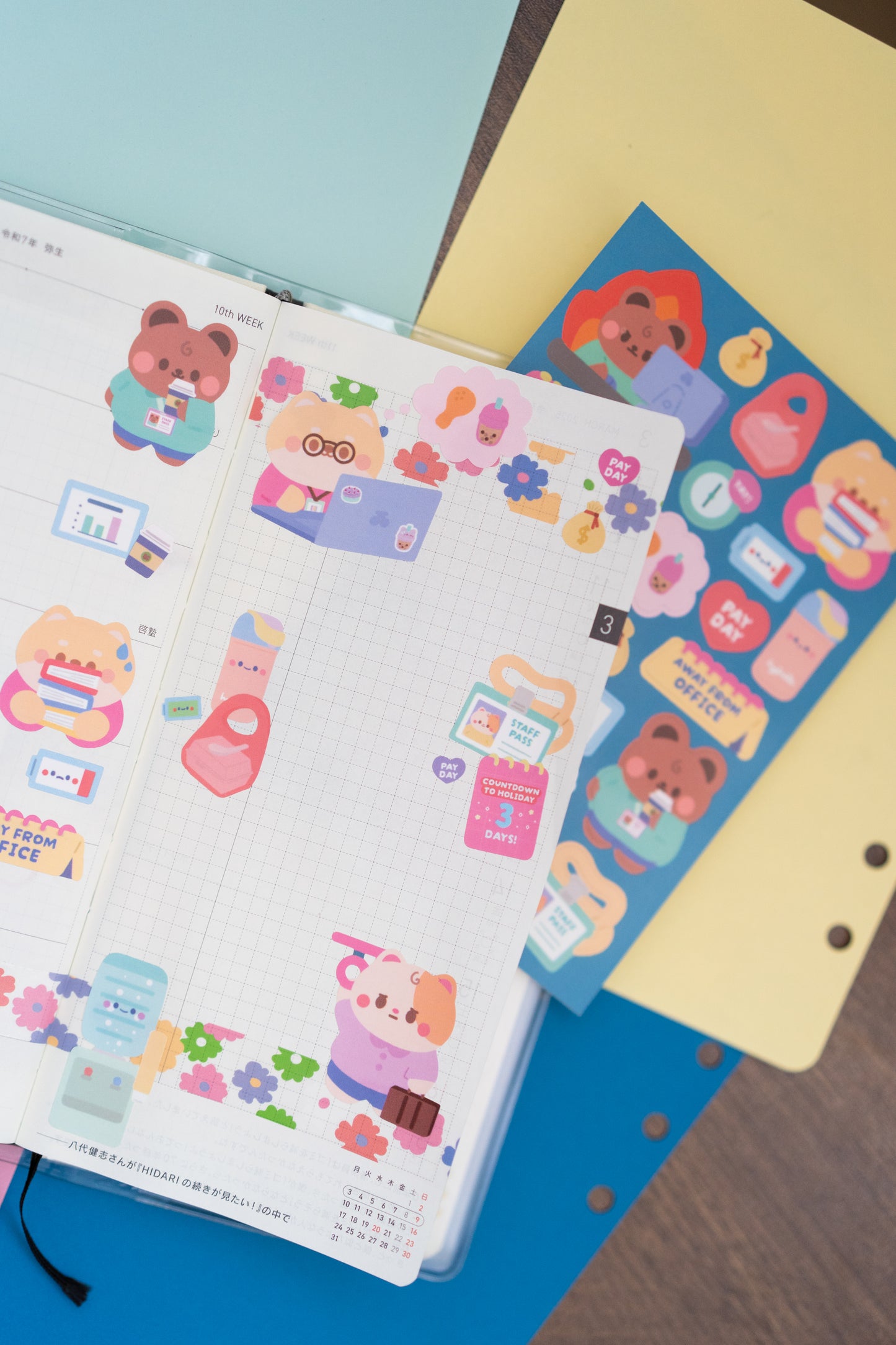 Pink Desserts Journal Sticker Sheet