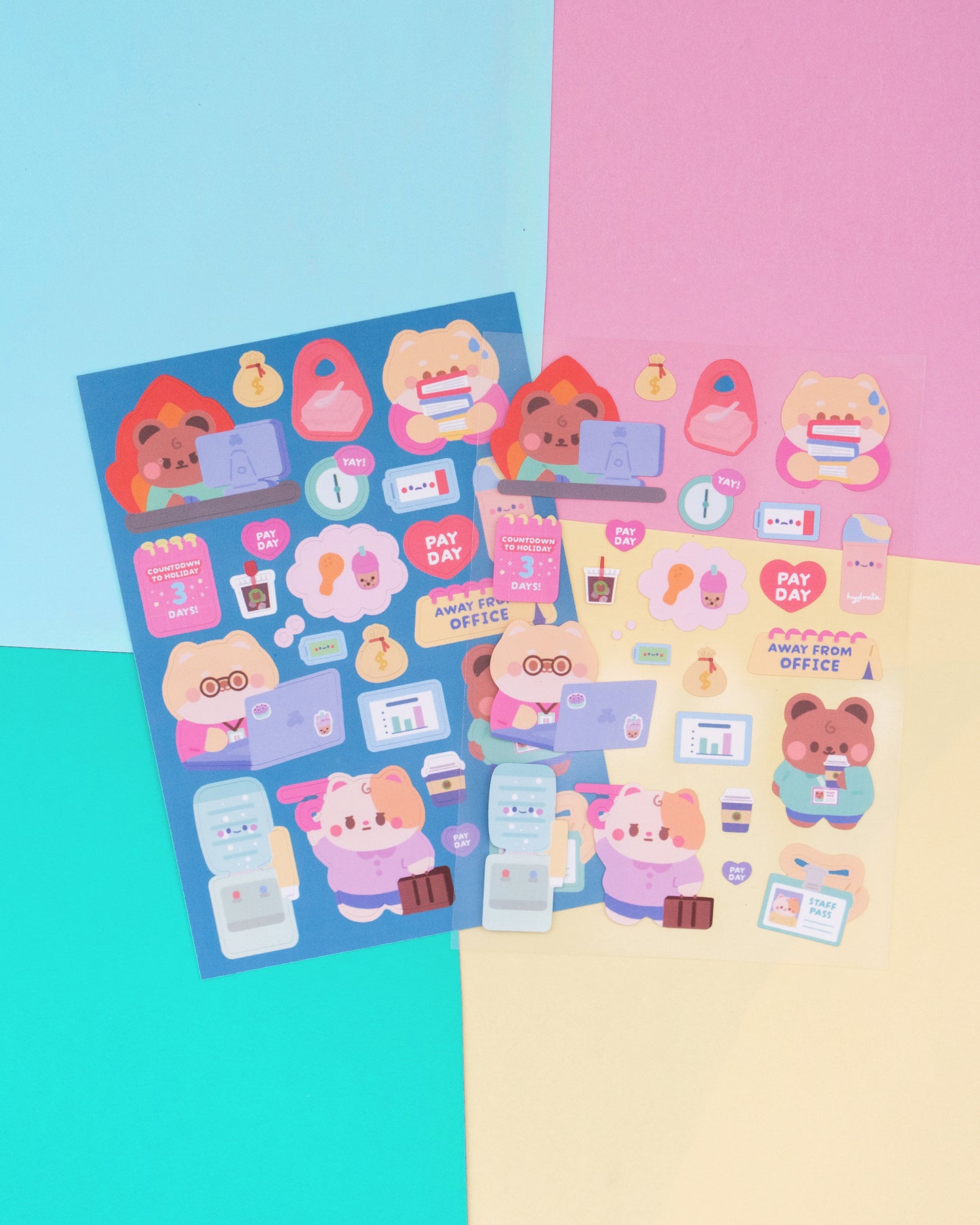 mintymentaiko Kitschy Cute Journal Stickers Bundle 24