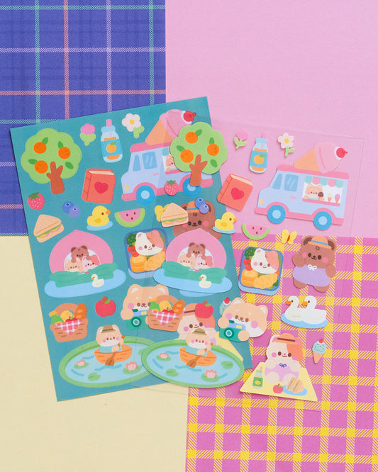 *new* Picnic in the Park Journal Sticker Sheet