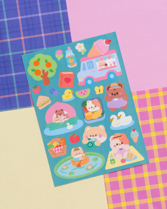 *new* Picnic in the Park Journal Sticker Sheet