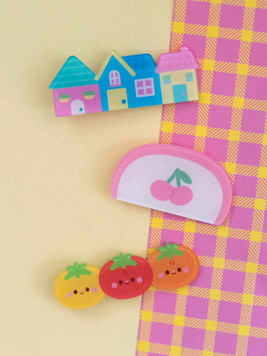 *new* Dopamine Cute Hair Clips