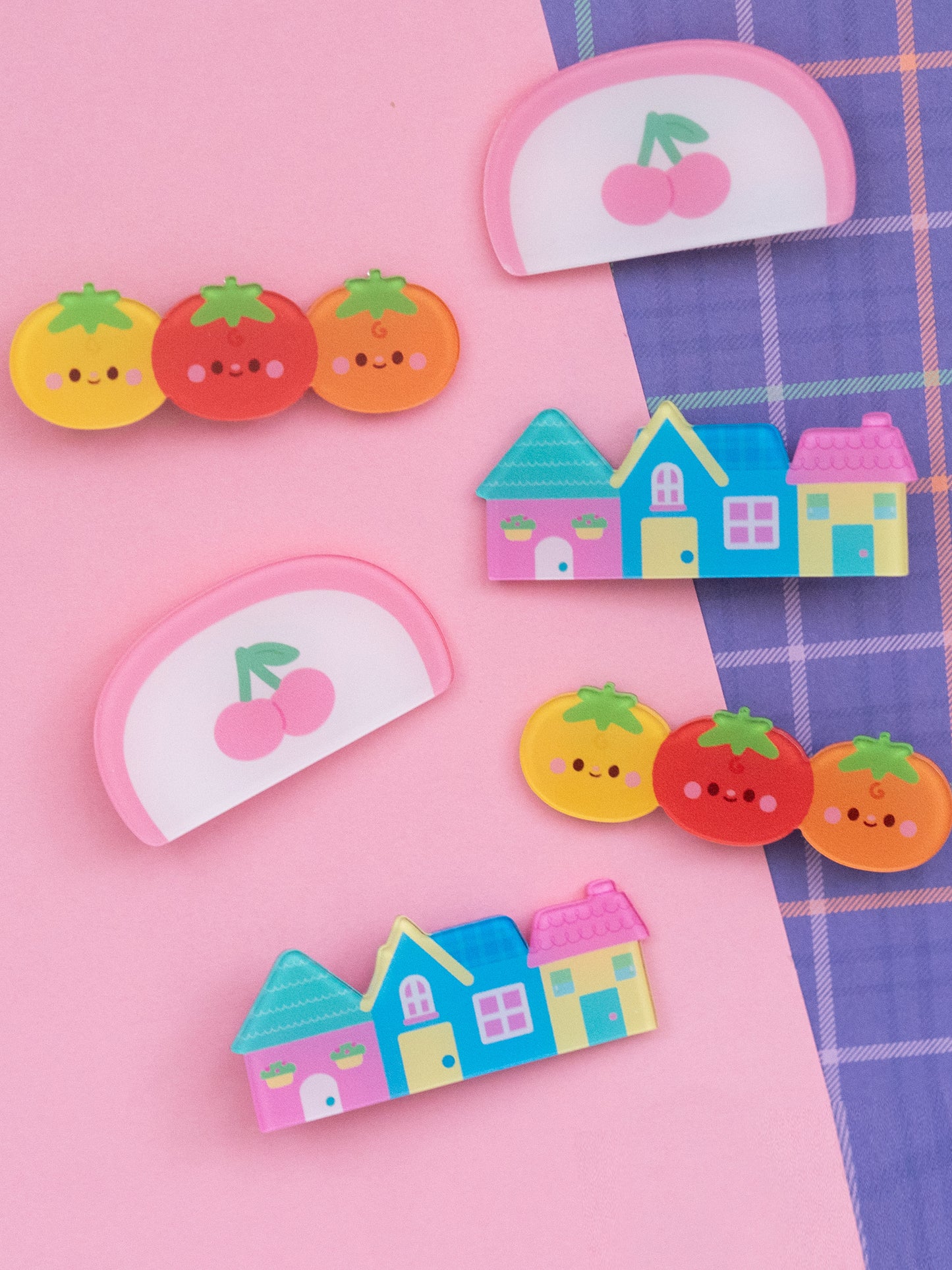 *new* Dopamine Cute Hair Clips