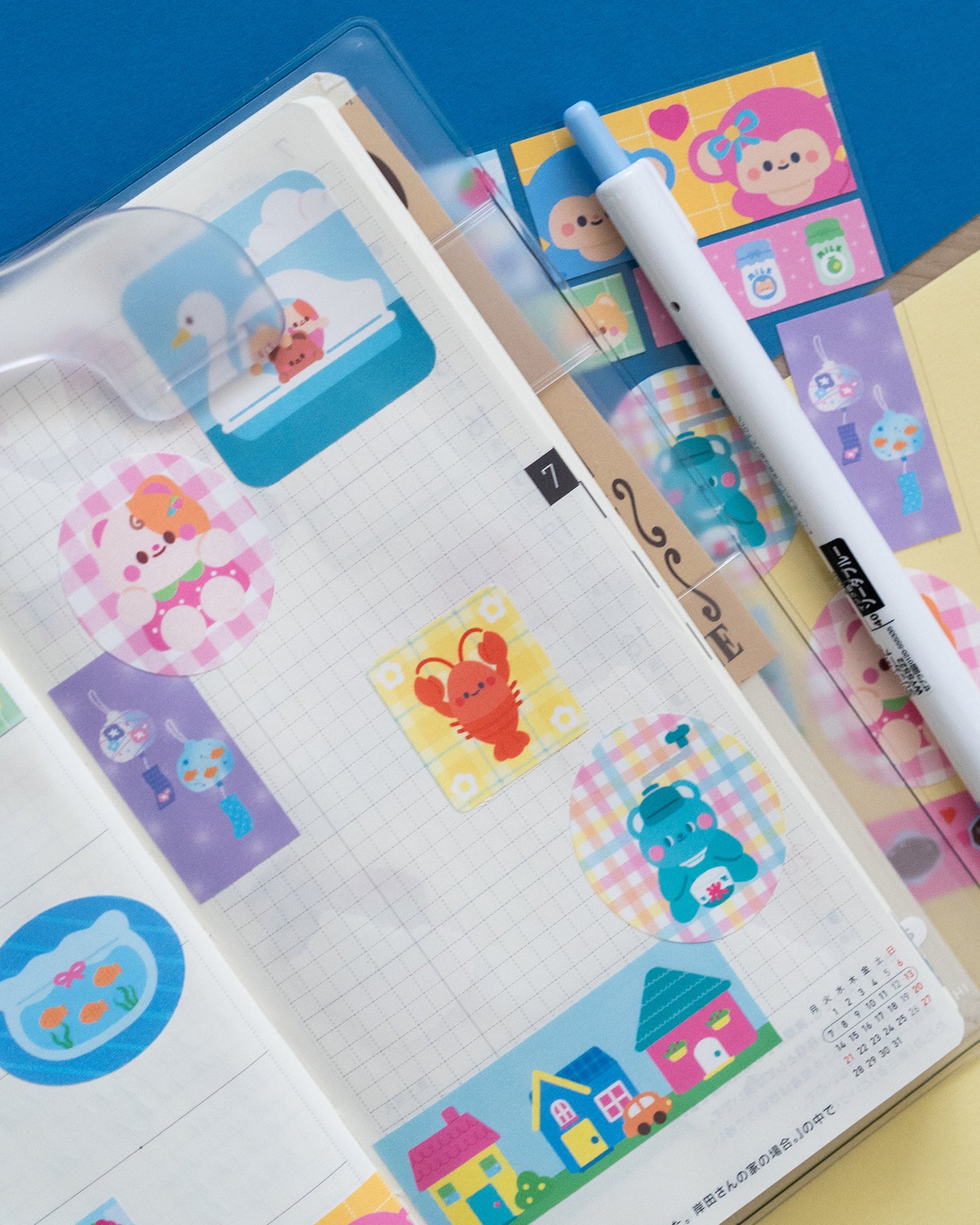 *new* Summer Collage Journal Sticker Sheet