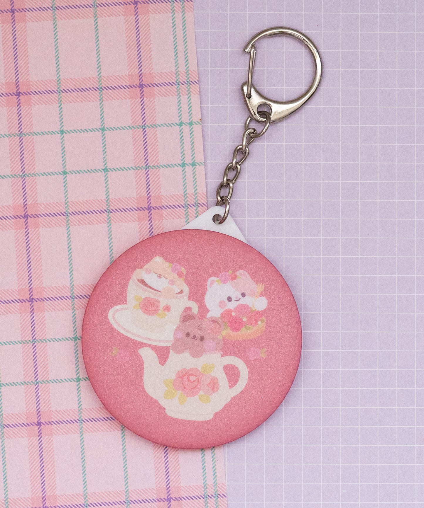 *new* Assorted Mirror Keychains