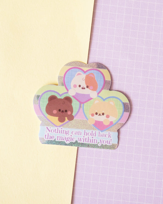 *new* Magic Within You Finish Die-Cut Sticker