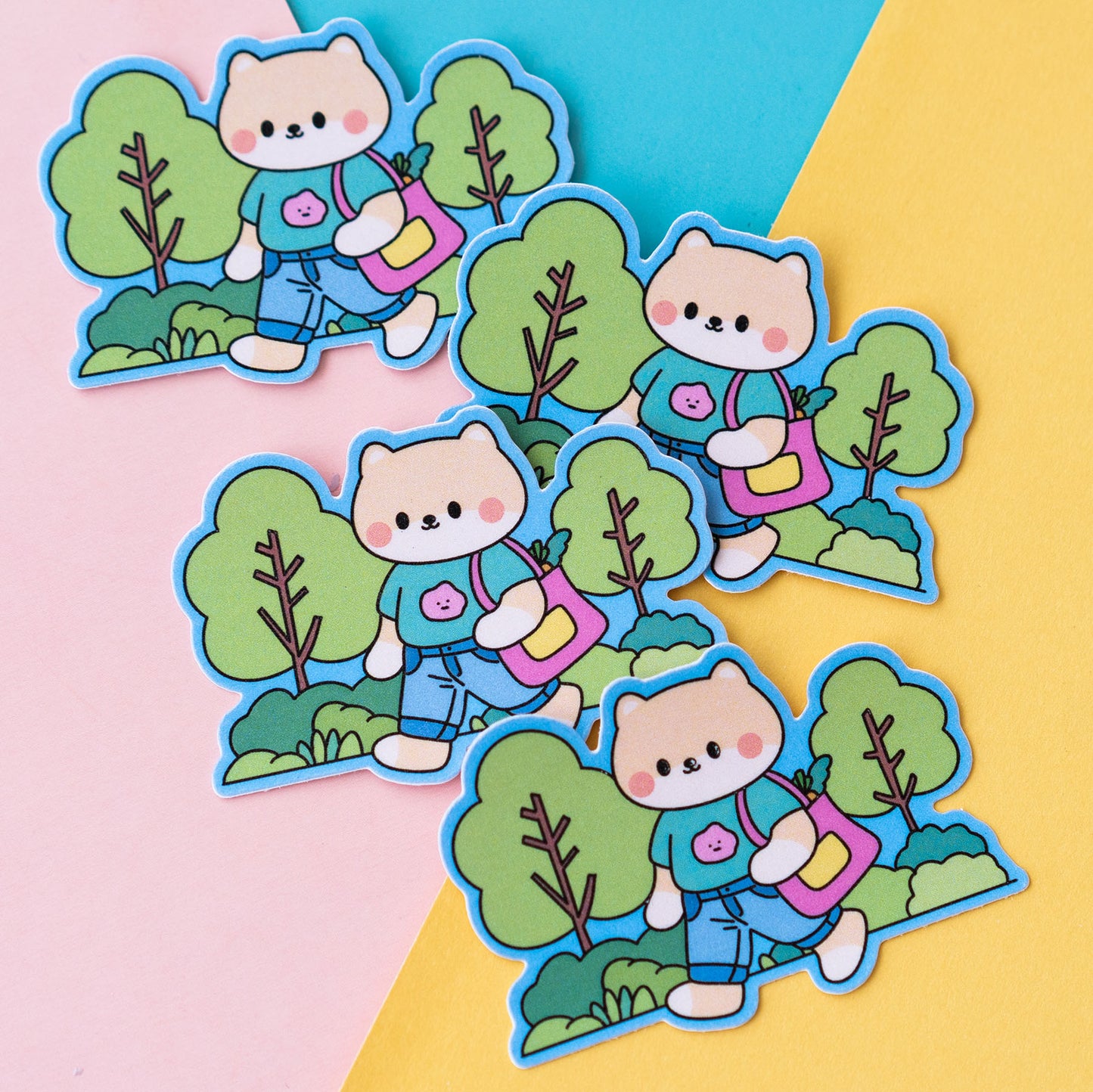 Walking is the New Therapy Frosted Finish Die-Cut Sticker