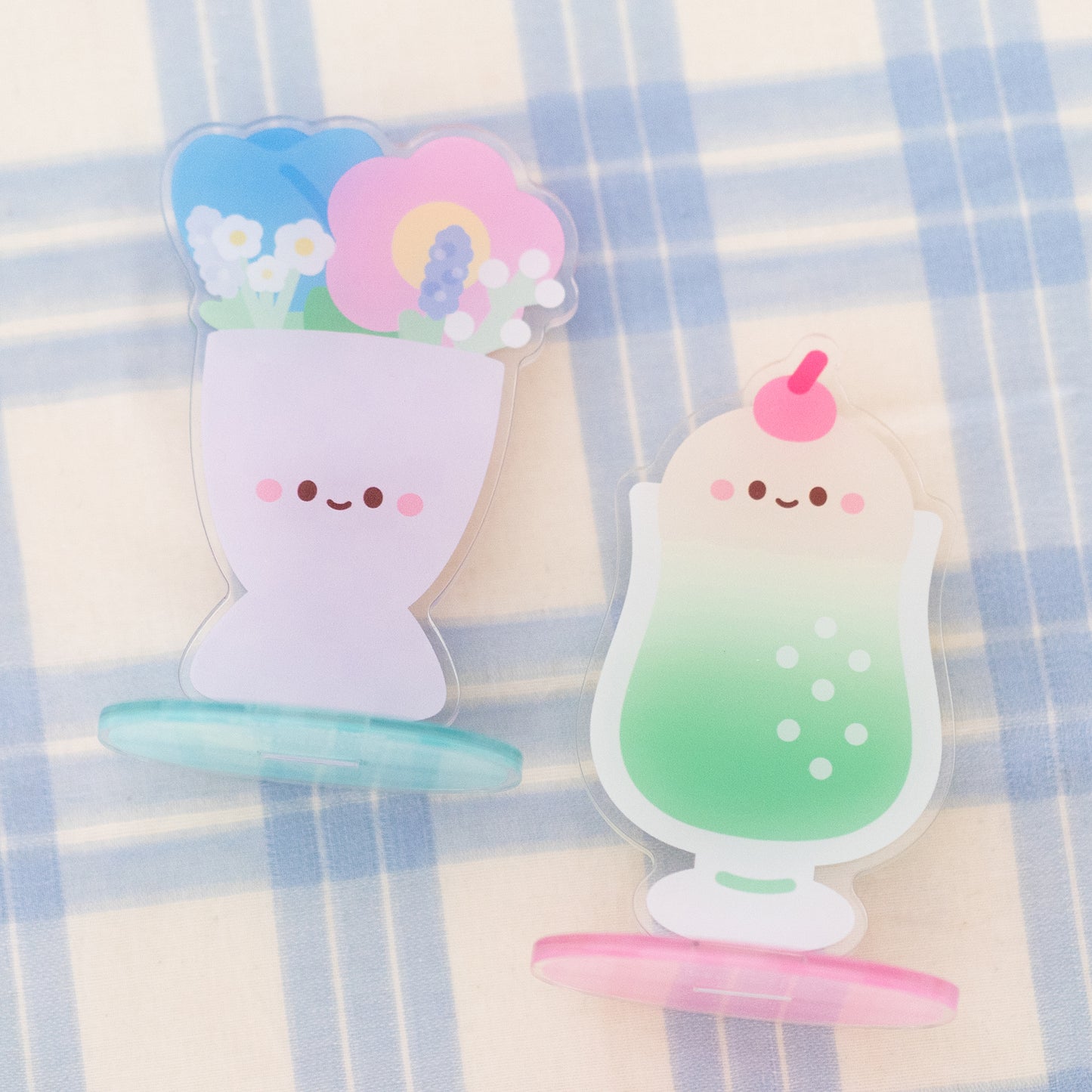 Affirmation Standees - Soda Chan and Hana Chan