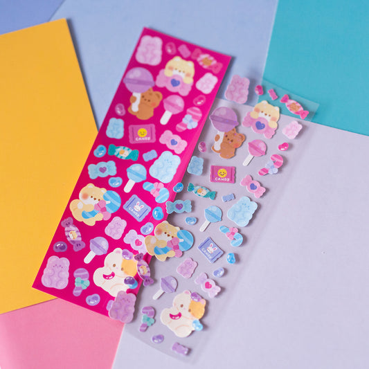 Minty Babies Colourful Candy Deco Journal Sticker Sheet