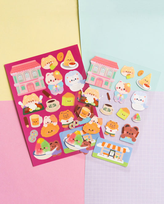 *new* Singapore Things Journal Sticker Sheet