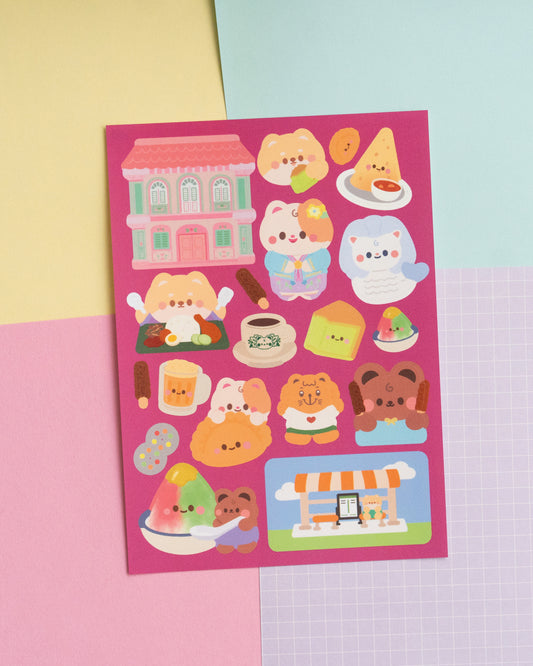 *new* Singapore Things Journal Sticker Sheet