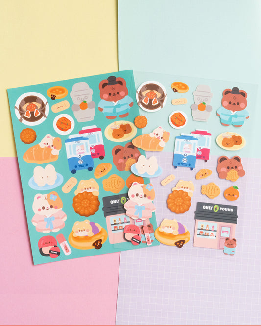 *new* Korea Trip Journal Sticker Sheet