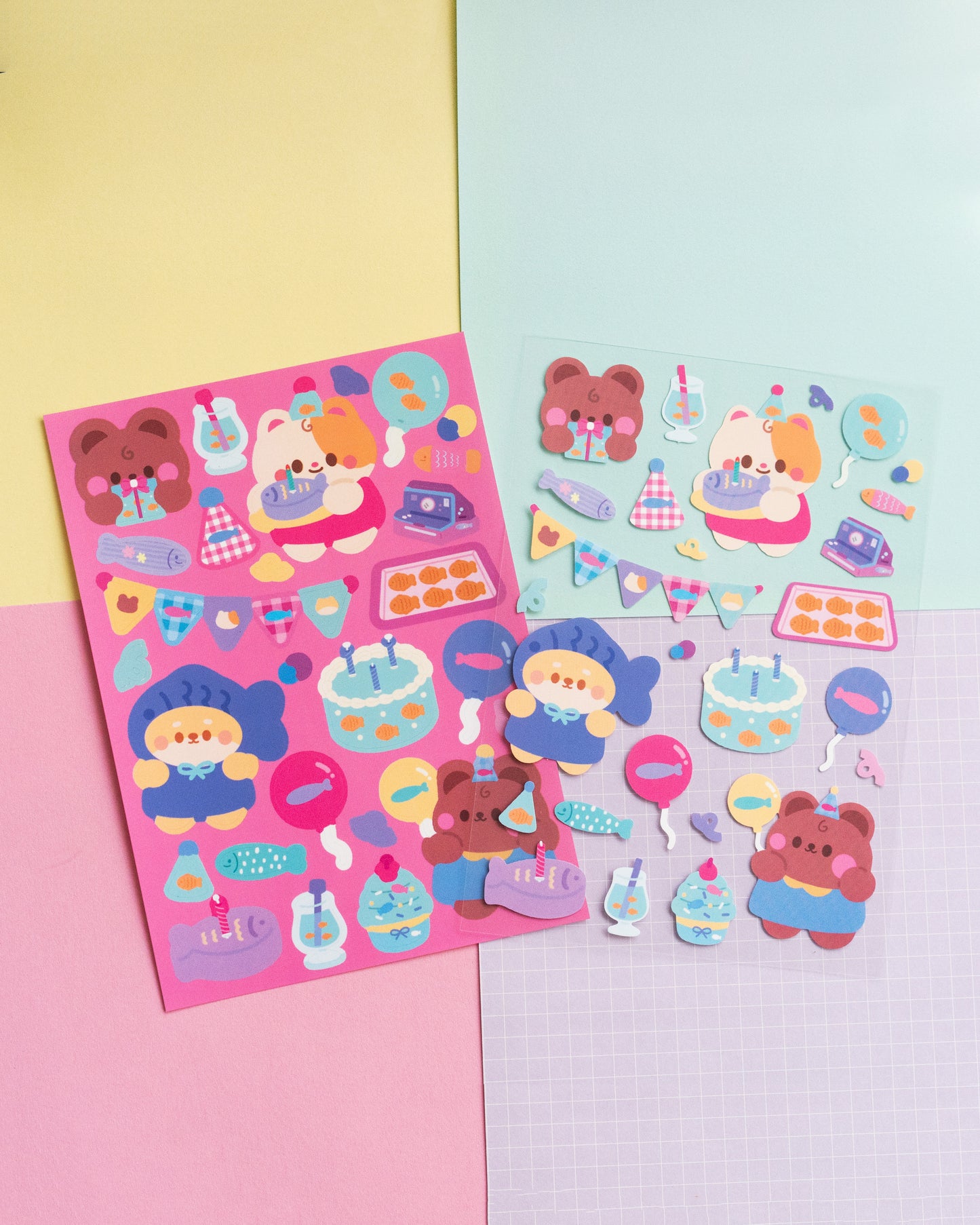 *new* mintymentaiko Kitschy Cute Journal Stickers Bundle 27
