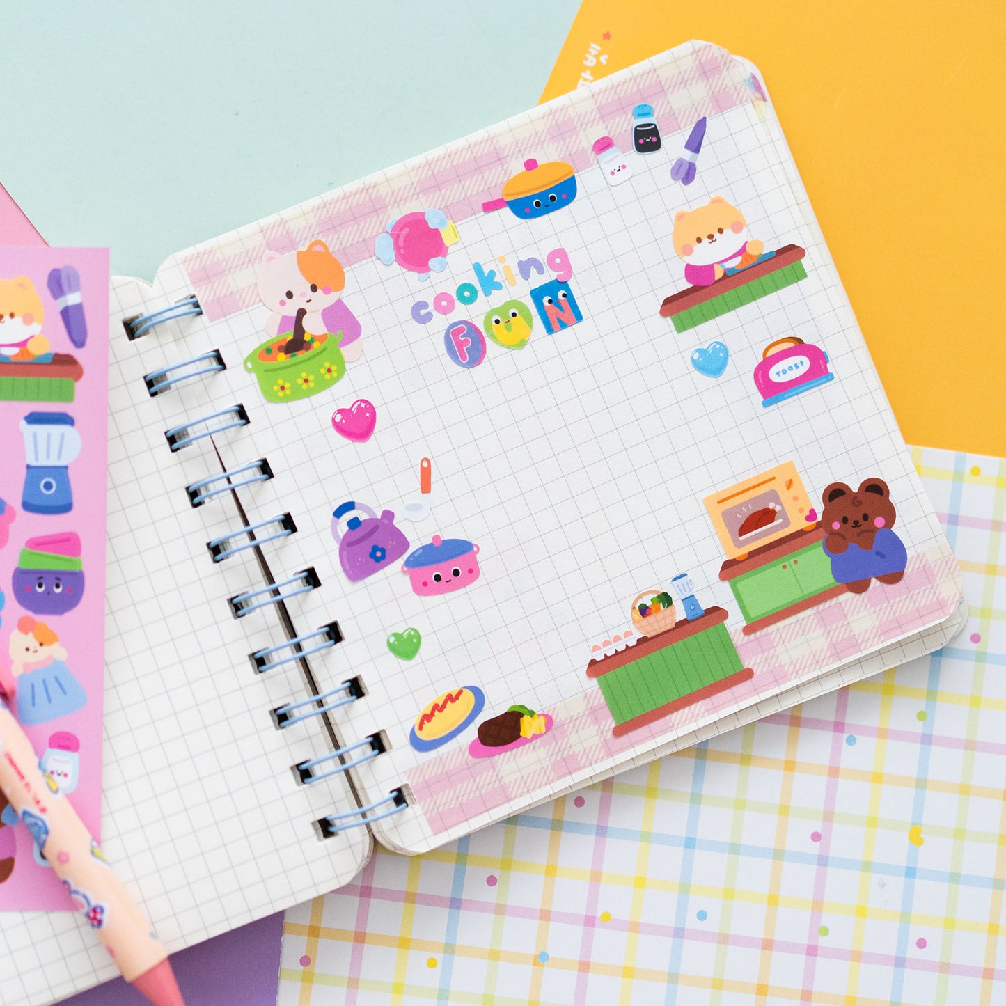 Cooking Fun Journal Sticker Sheet
