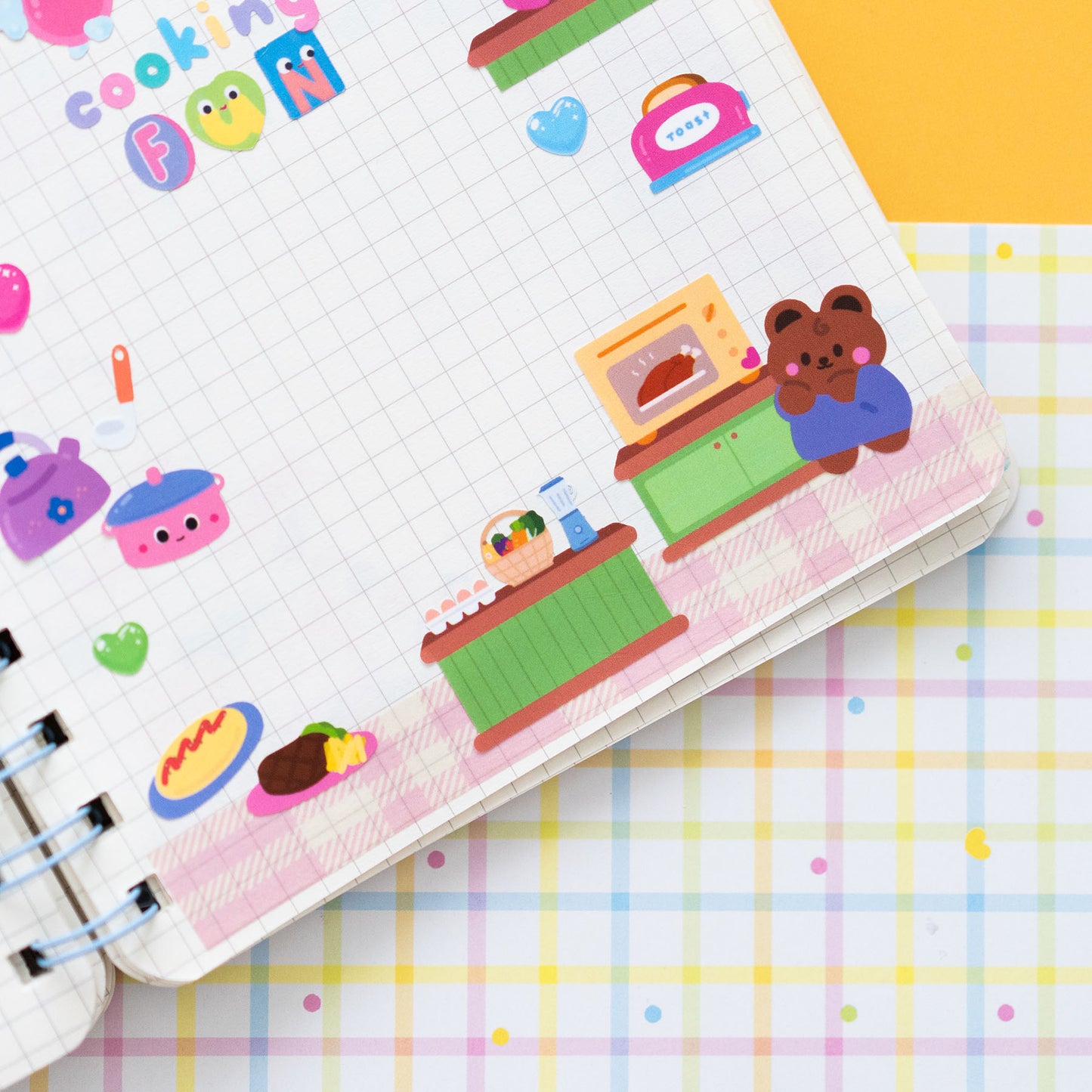 Cooking Fun Journal Sticker Sheet