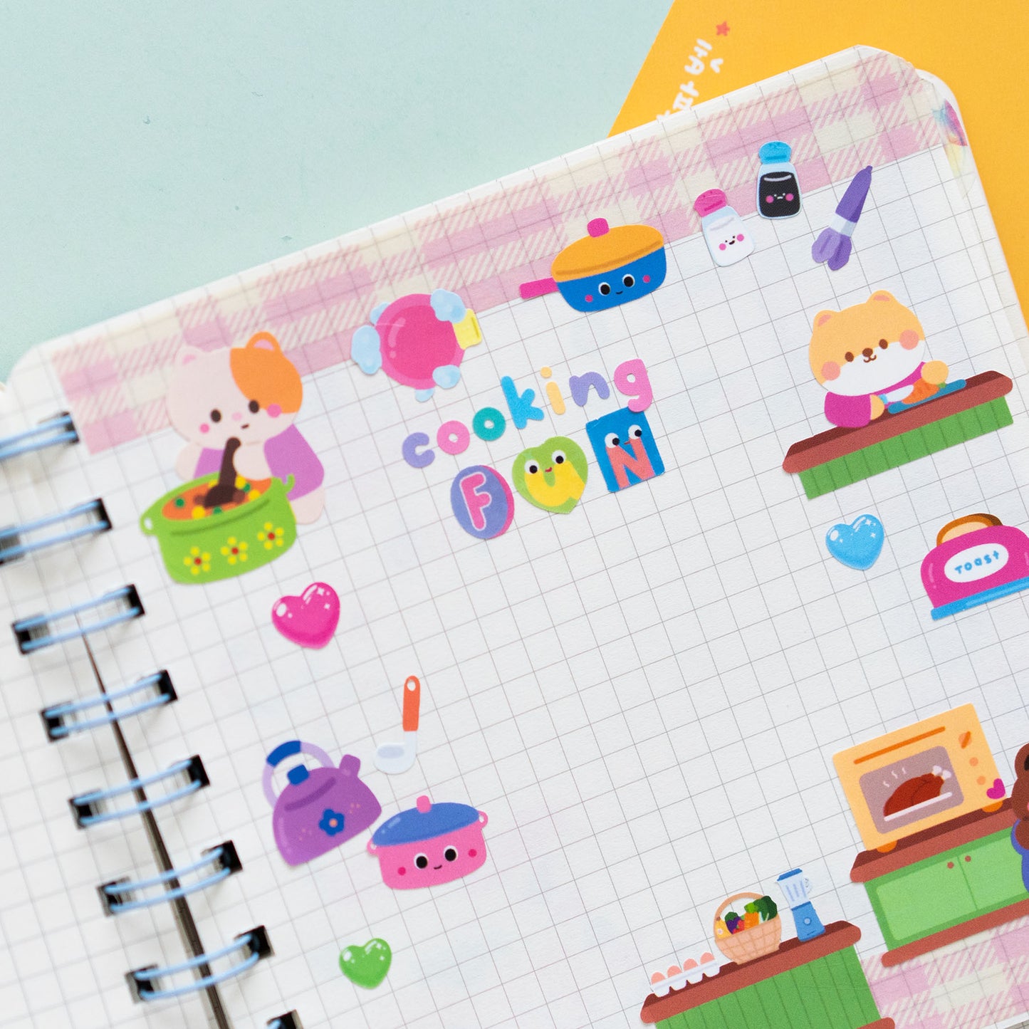Cooking Fun Journal Sticker Sheet