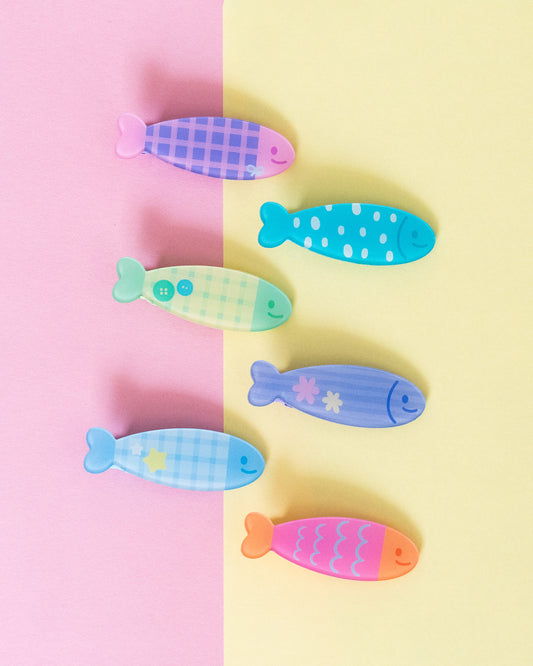 *new* Dopamine Fish Pal Hair Clips