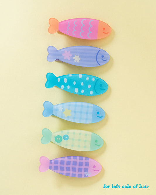 *new* Dopamine Fish Pal Hair Clips