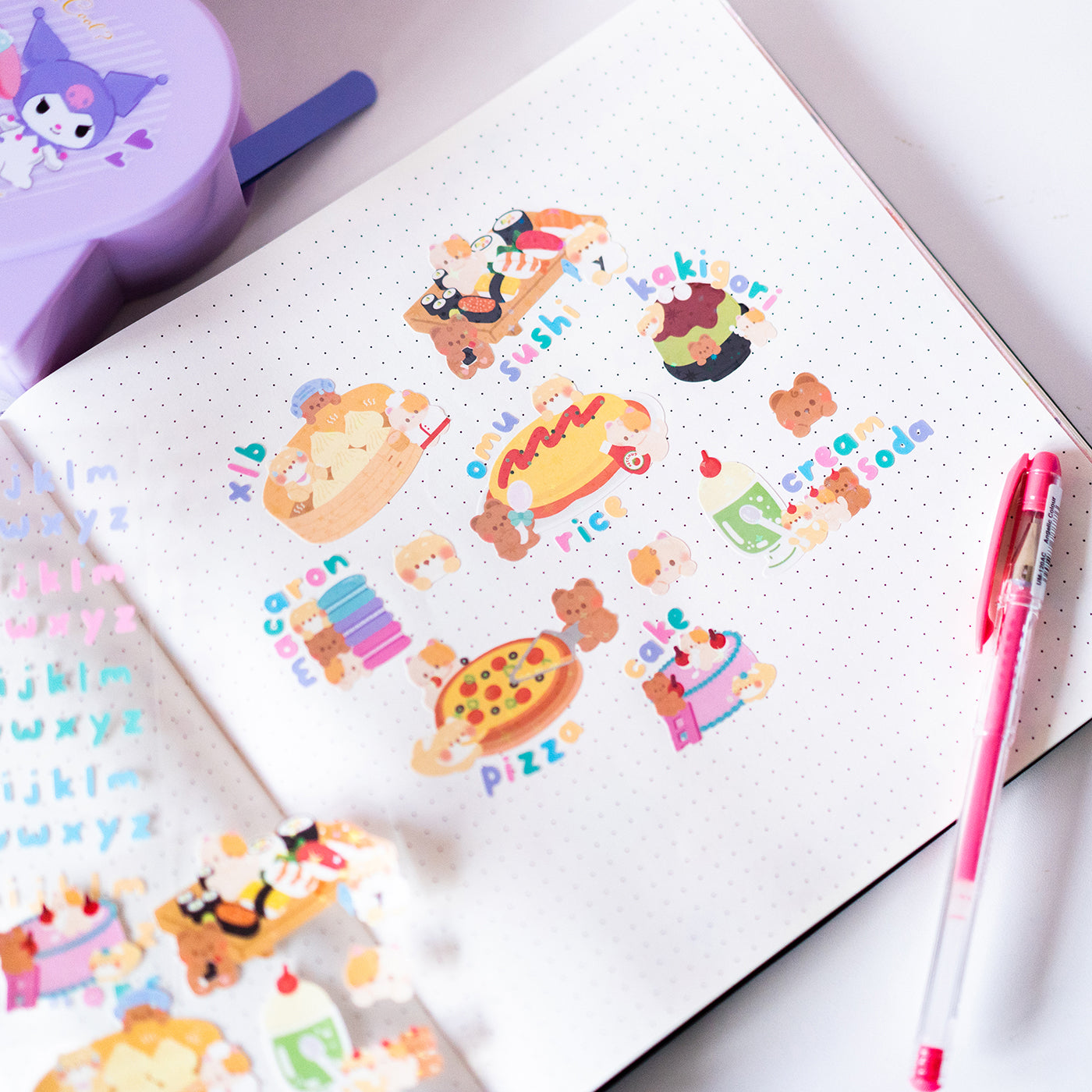 *new* Feeling Hungry Food Journal Sticker Sheet