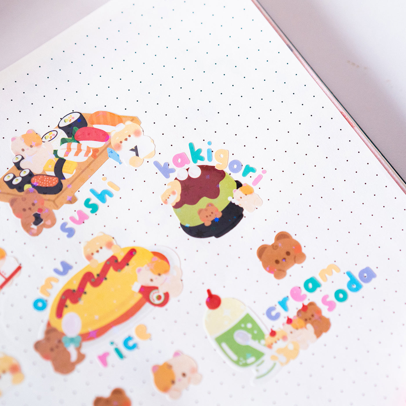 Cute Pastel Handwritten Alphabets Journal Sticker Sheet
