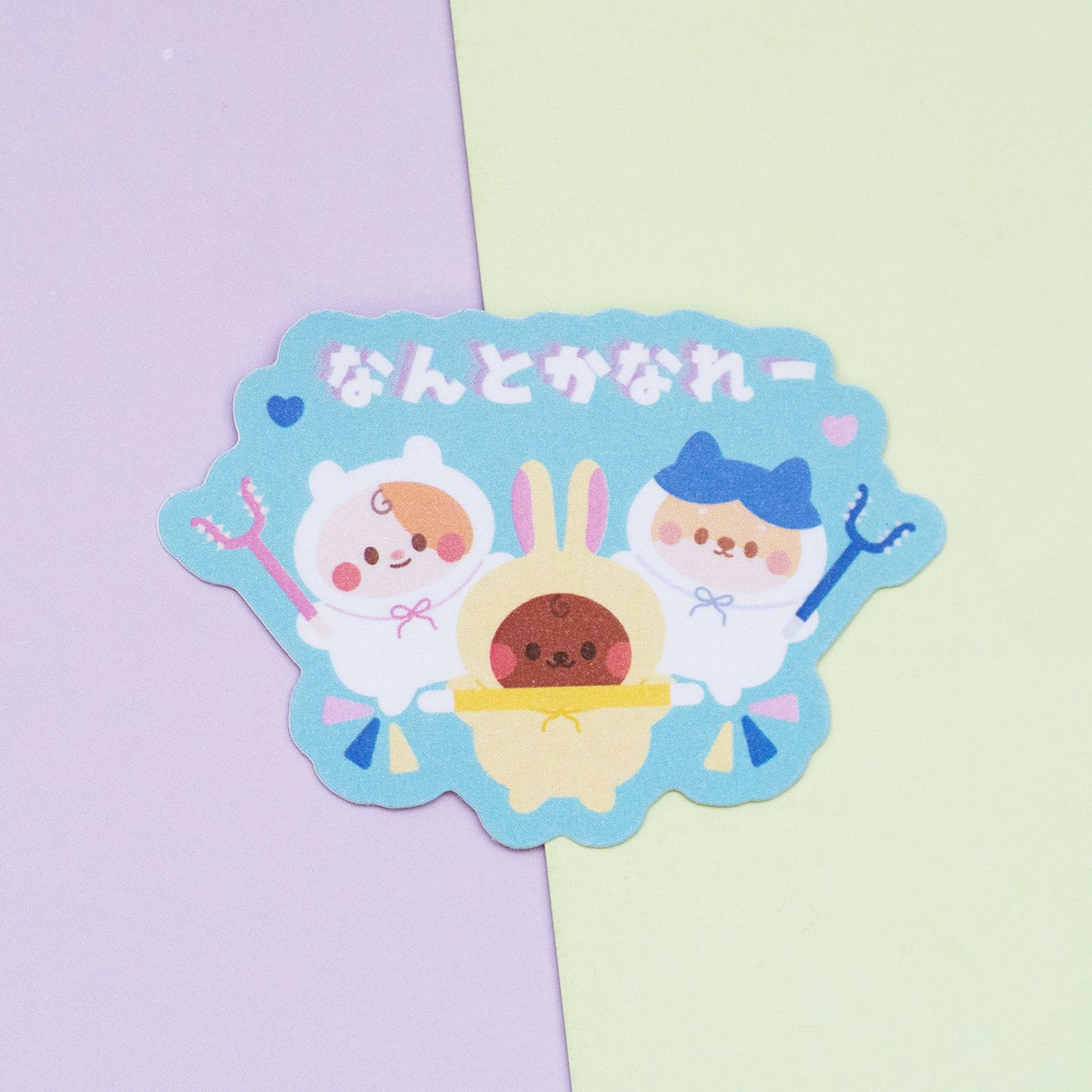 Chiikawa Nan To Ka Na Re Frosted Finish Die-Cut Sticker