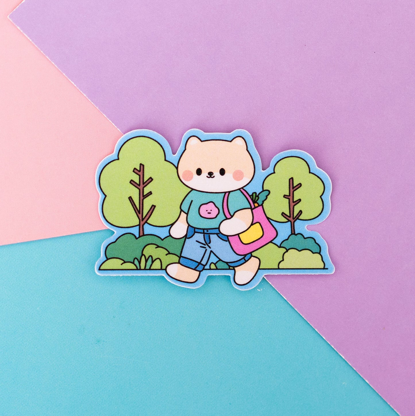 Walking is the New Therapy Frosted Finish Die-Cut Sticker