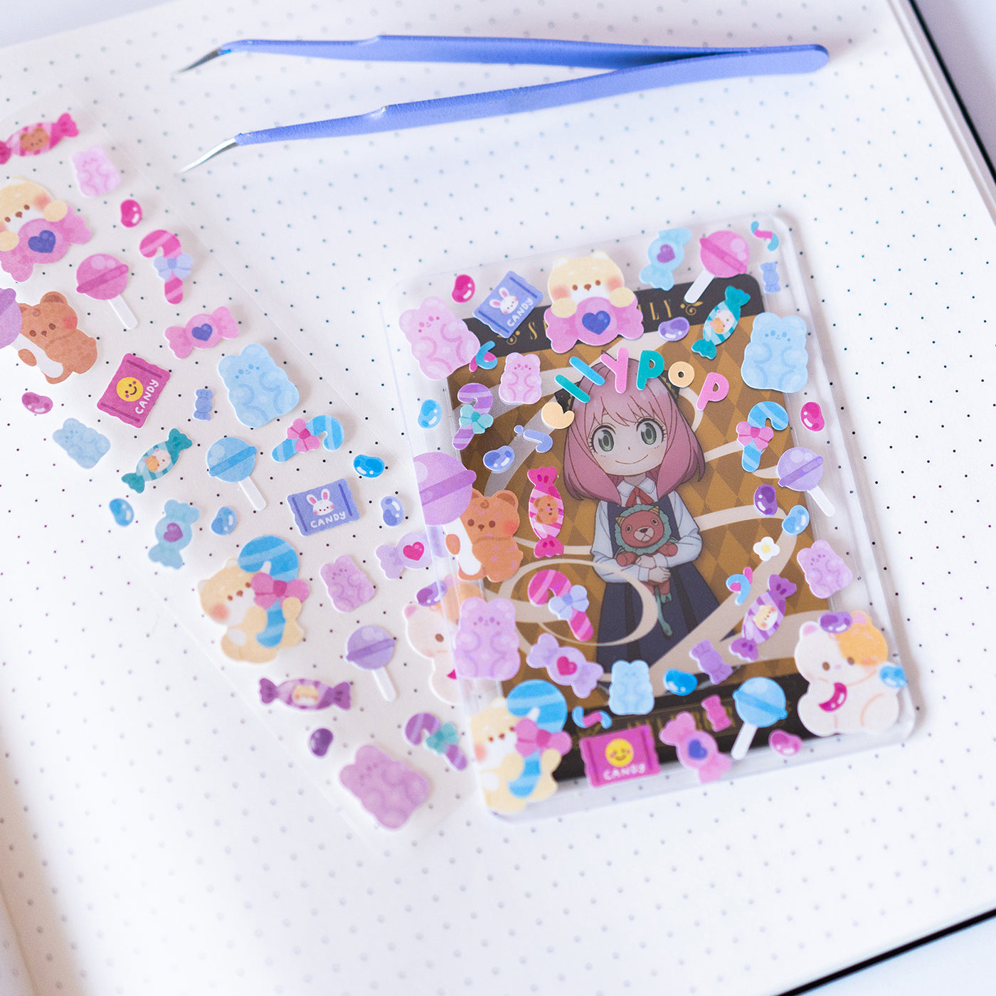 Minty Babies Colourful Candy Deco Journal Sticker Sheet