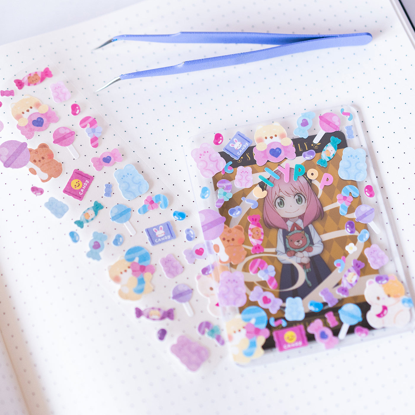 Cute Pastel Handwritten Alphabets Journal Sticker Sheet