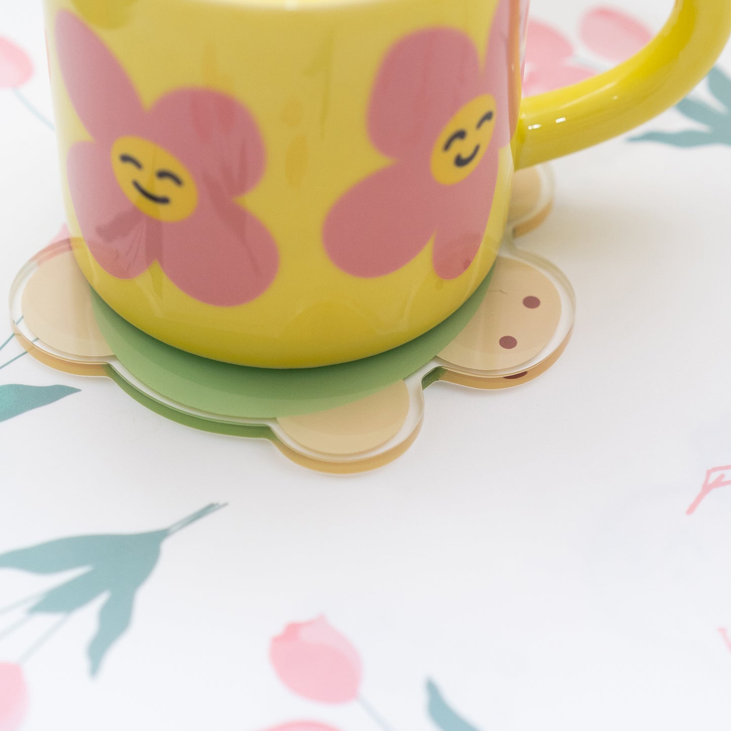 Cute Acrylic Coasters moo