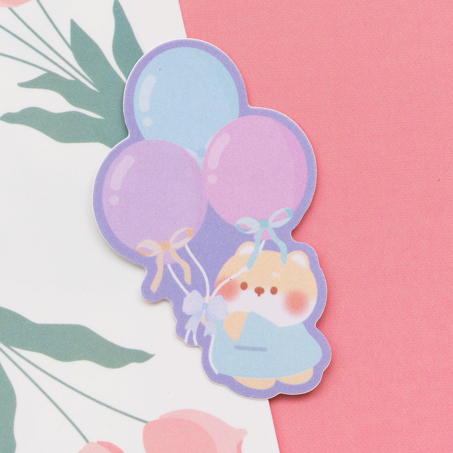 Fly Away Tadashiba Frosted Finish Die-Cut Sticker