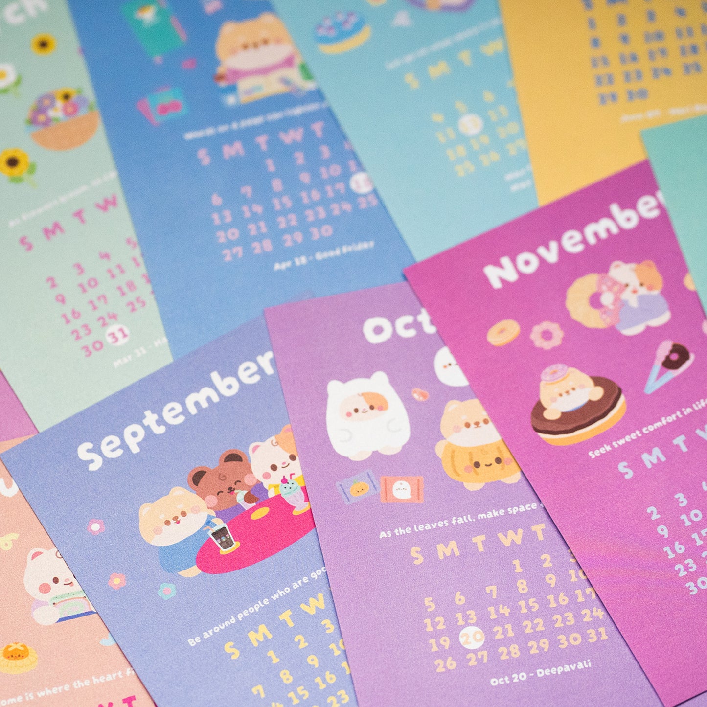 2025 mintymentaiko Desktop Calendar