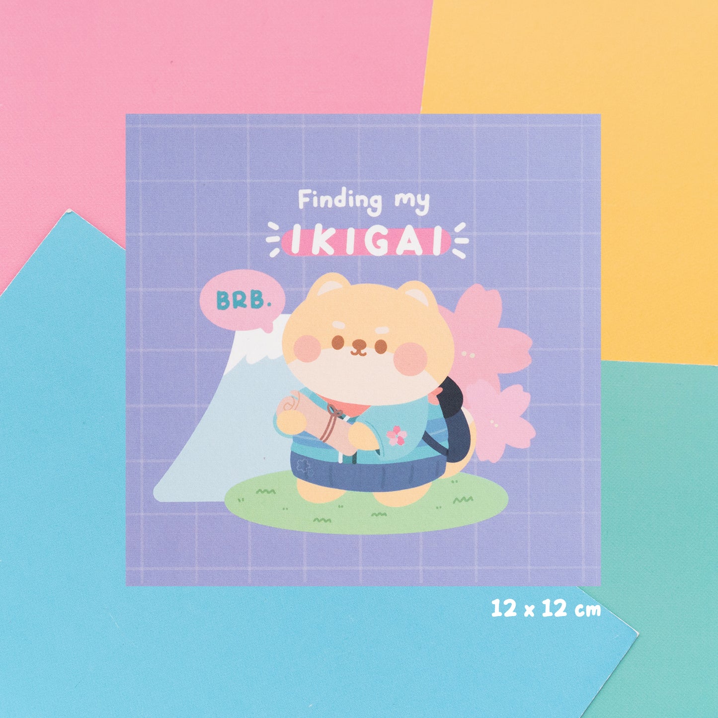 Finding My Ikigai - 12cm Square Print