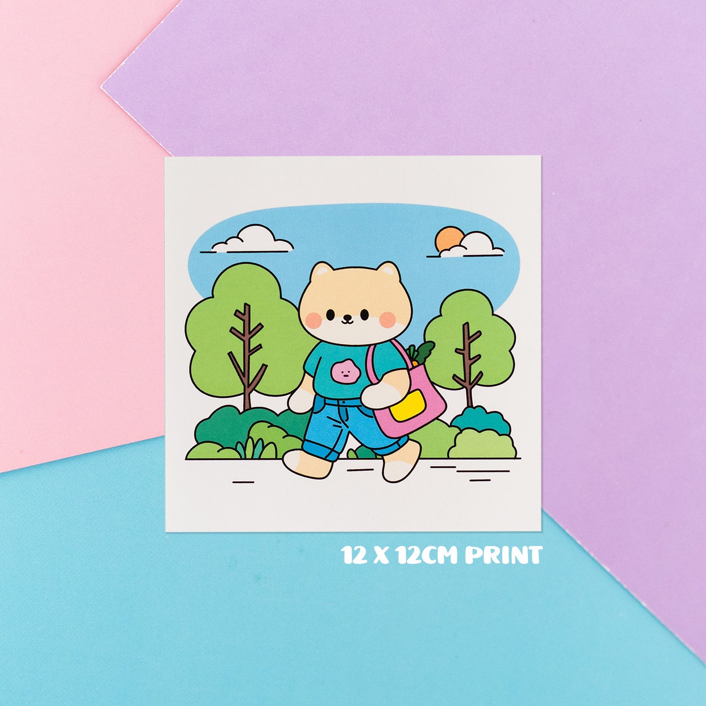 Walking is the New Therapy - 12cm Square Print