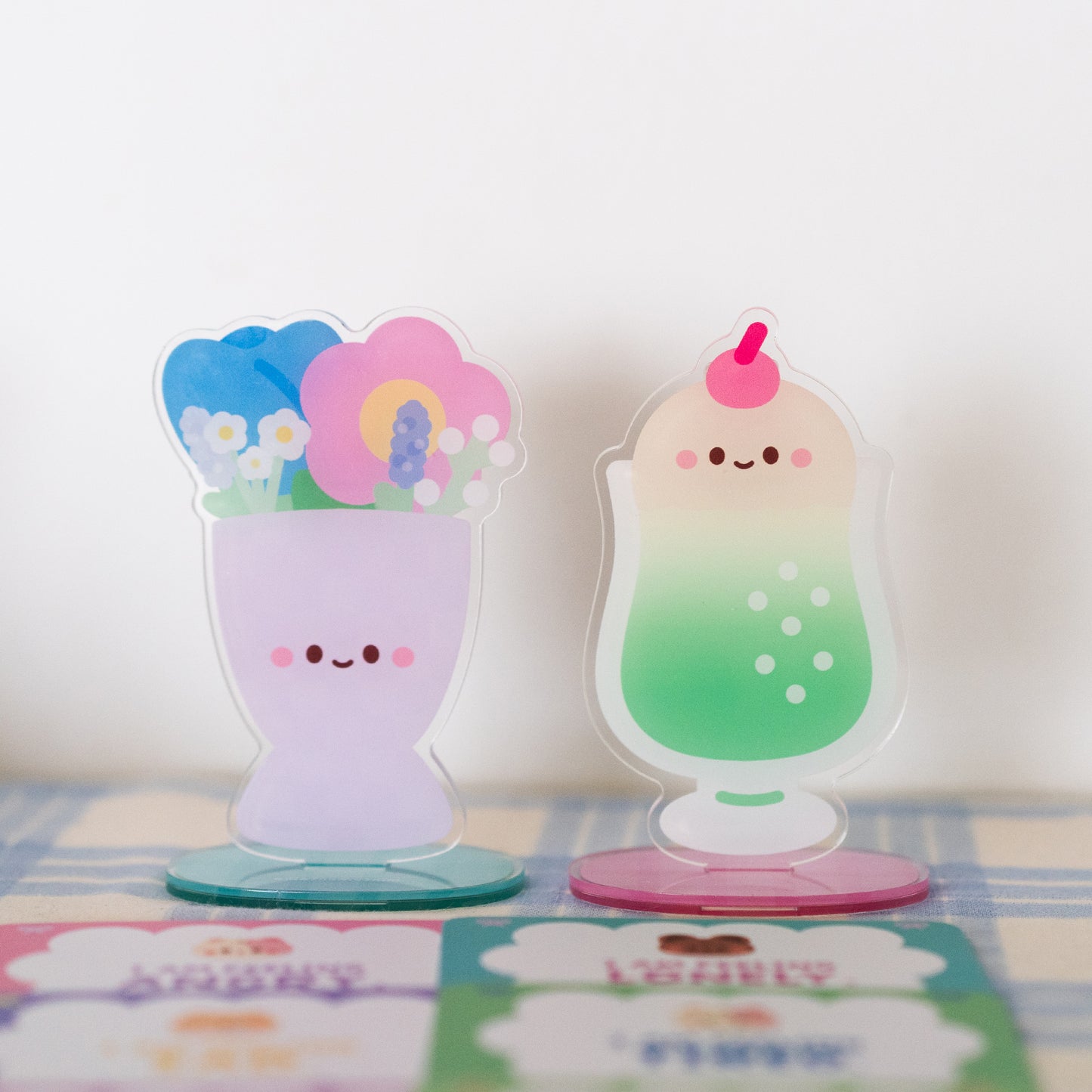 Affirmation Standees - Soda Chan and Hana Chan