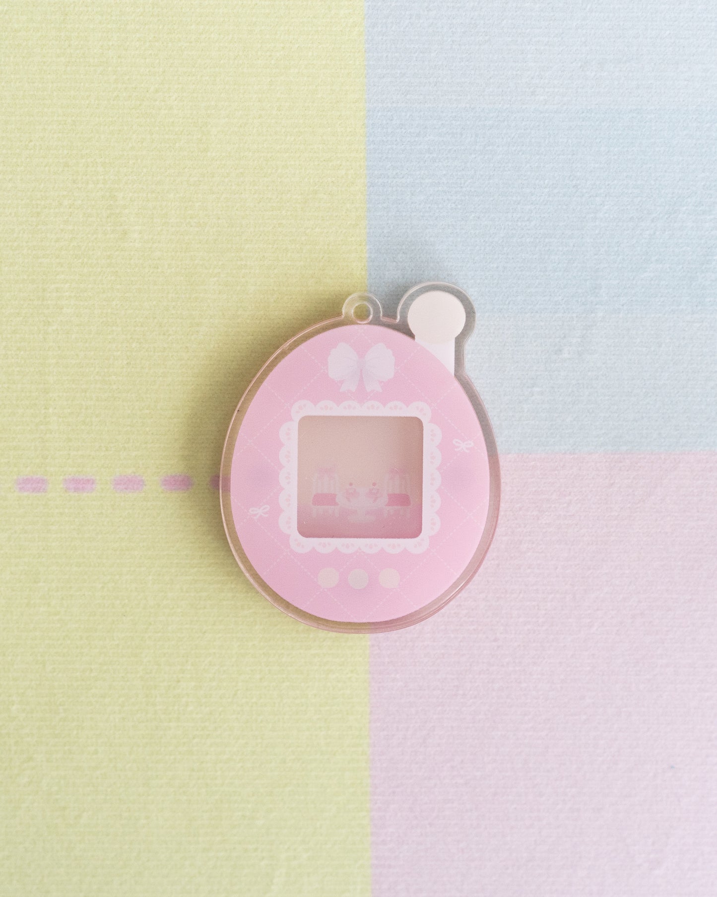 Tamagotchi Customised Trinket Gen 2 - Keychain Keyring