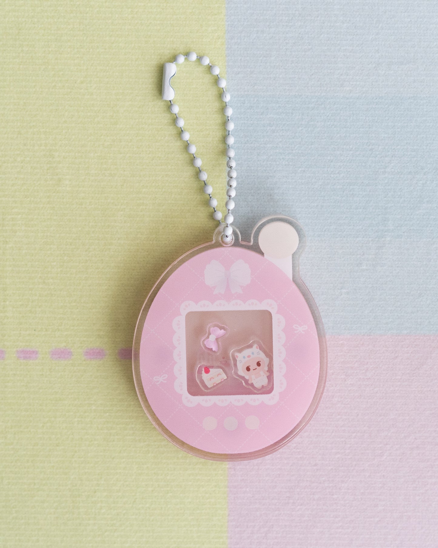 Tamagotchi Customised Trinket Gen 2 - Keychain Keyring