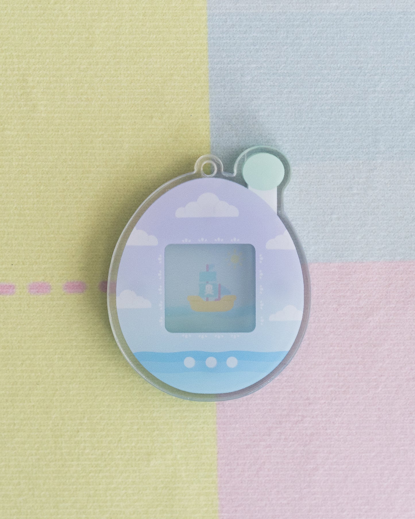 Tamagotchi Customised Trinket Gen 2 - Keychain Keyring