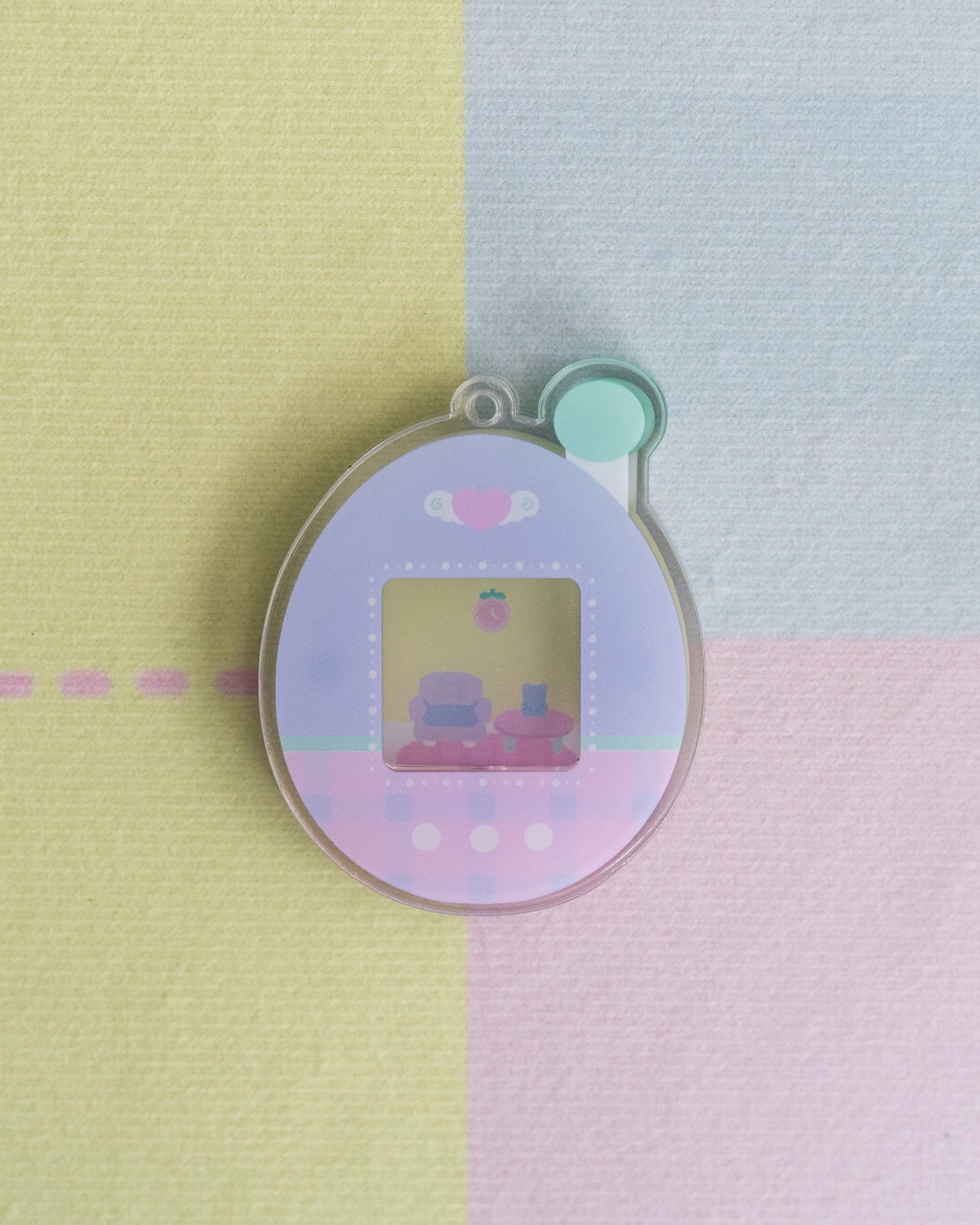 Tamagotchi Customised Trinket Gen 2 - Keychain Keyring