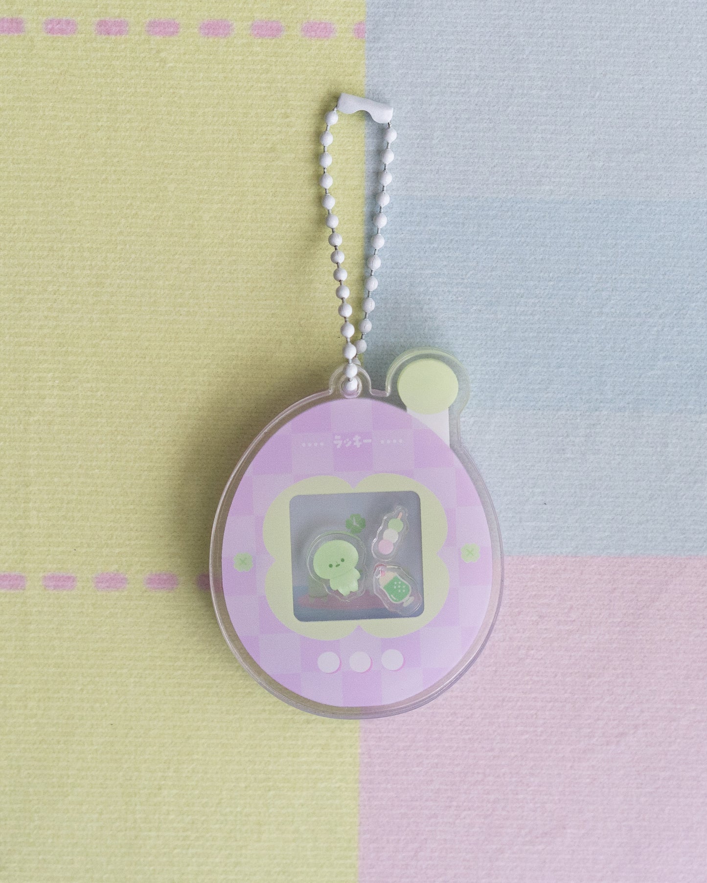 Tamagotchi Customised Trinket Gen 2 - Keychain Keyring