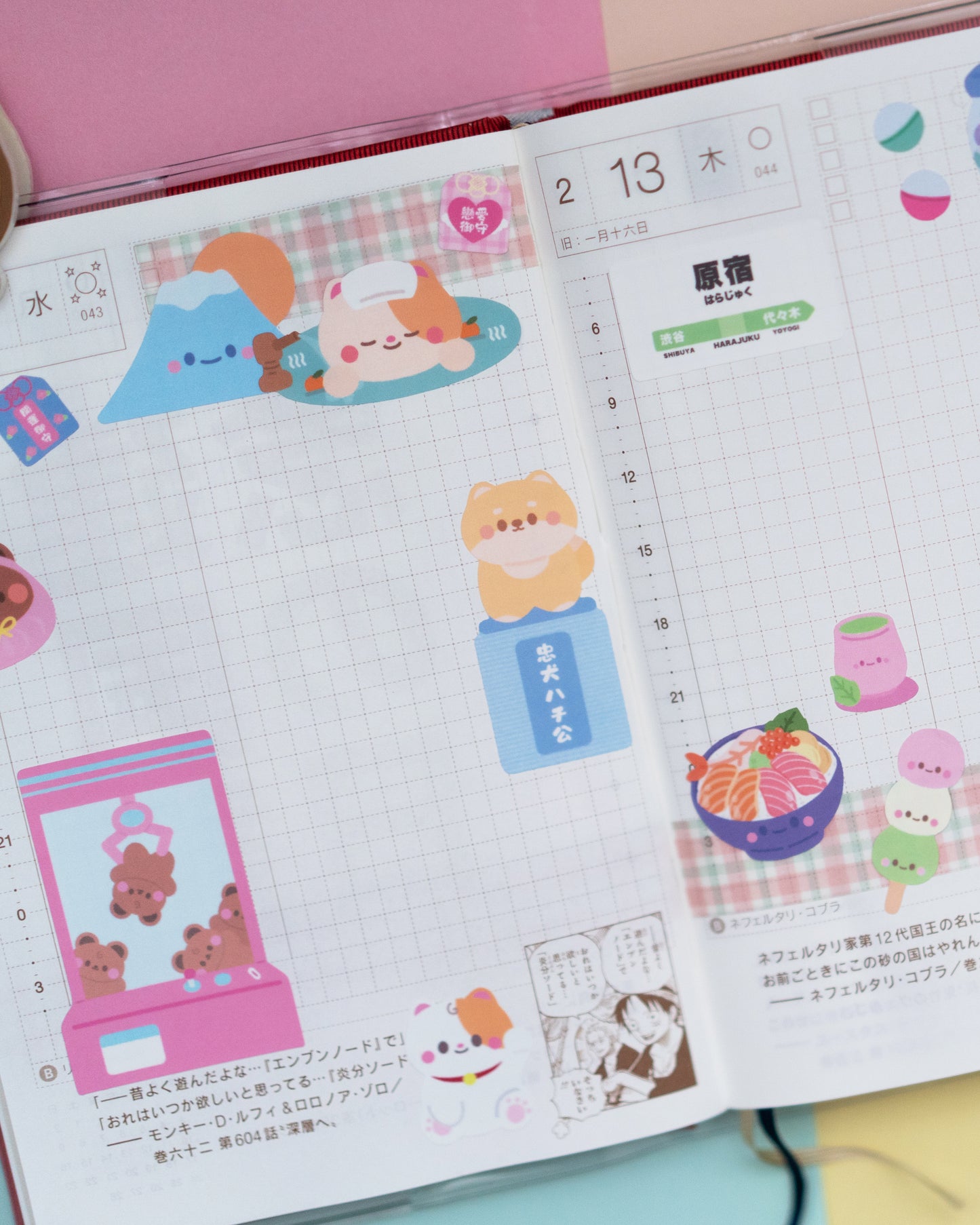 Japan Things Version 2 Journal Sticker Sheet