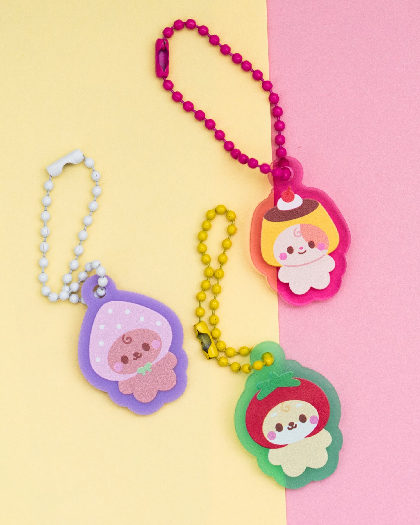 Minty Friends Mini Keychain