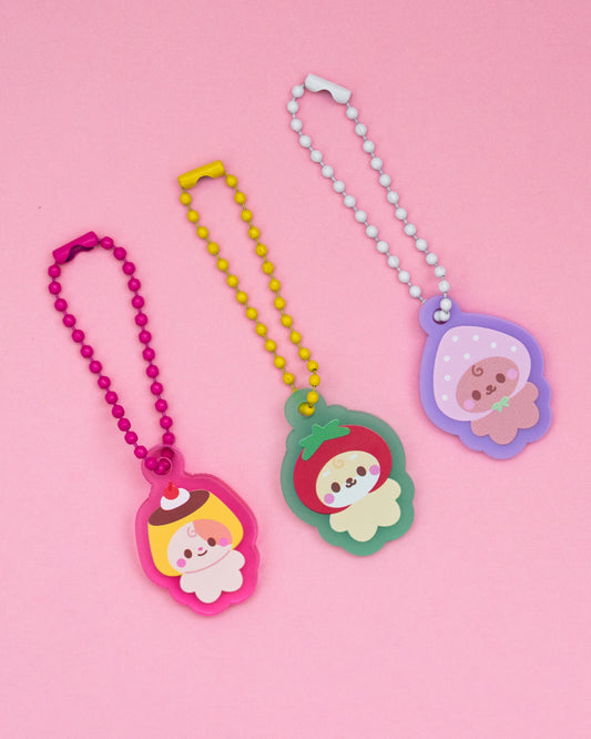 Minty Friends Mini Keychain