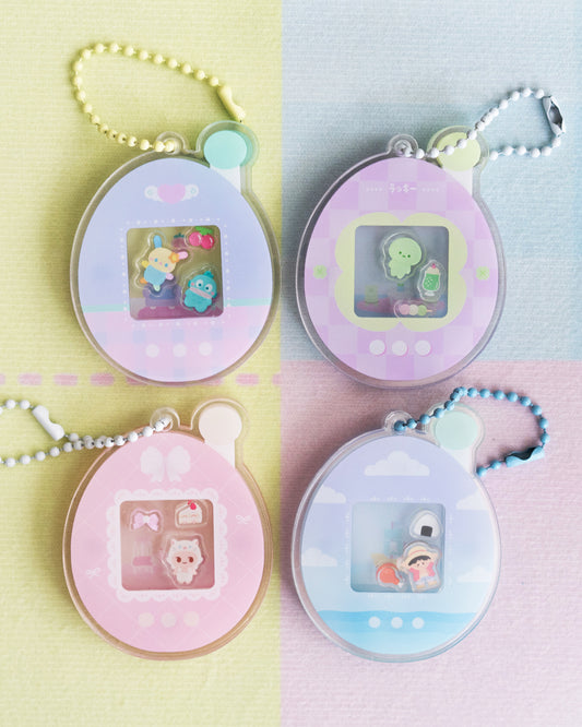 Tamagotchi Customised Trinket Gen 2 - Keychain Keyring