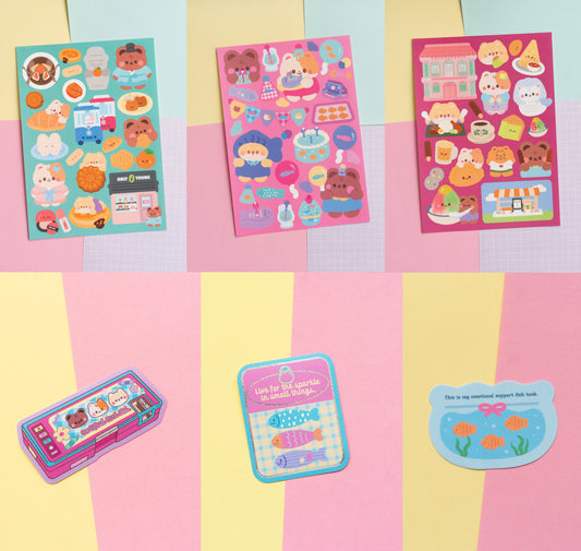 *new* mintymentaiko Kitschy Cute Journal Stickers Bundle 27