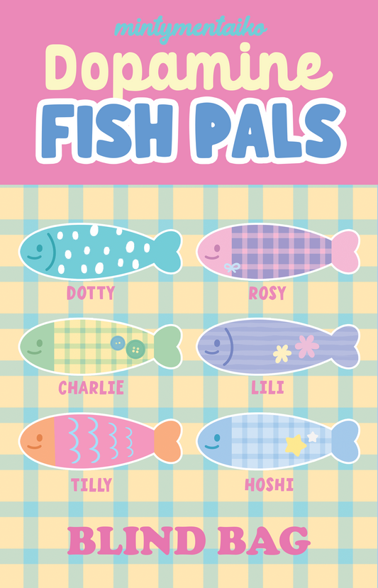*new* Dopamine Fish Pal Keychain Blind Bag